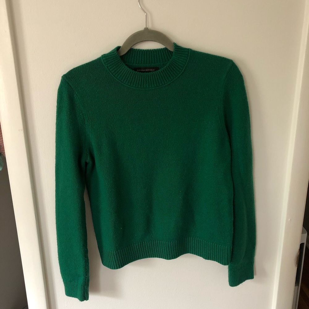 Dark Green Sweater Banana Republic